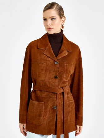 Женская замшевая куртка 3092з-1